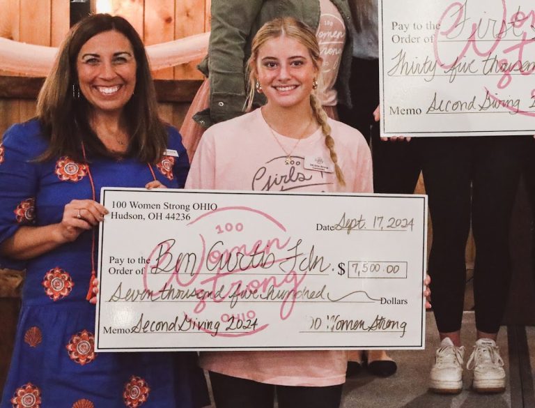 Ben Curtis Family Foundation - recipients of giving grant from 100 Women Strong