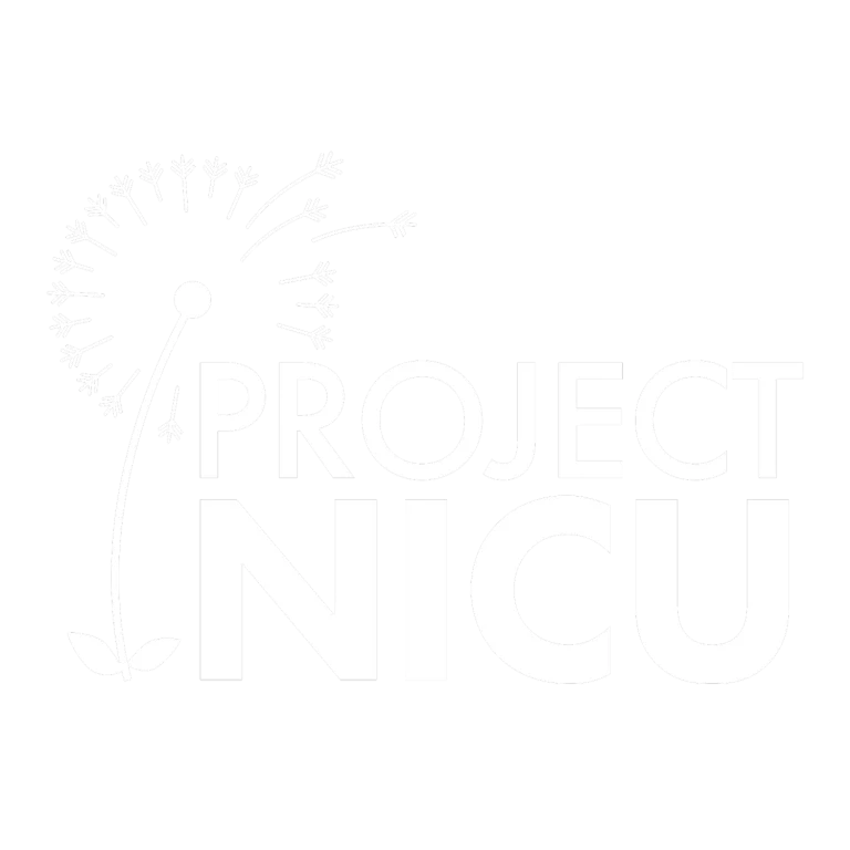 Project NICU white logo