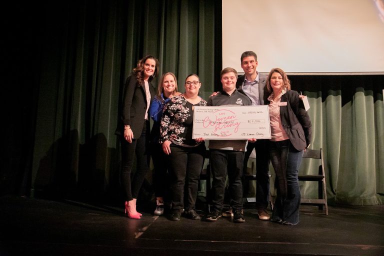 Empower recipient winners at giving event